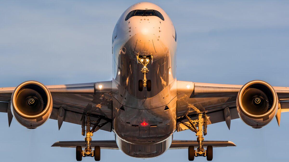 Airbus A350 в полёте