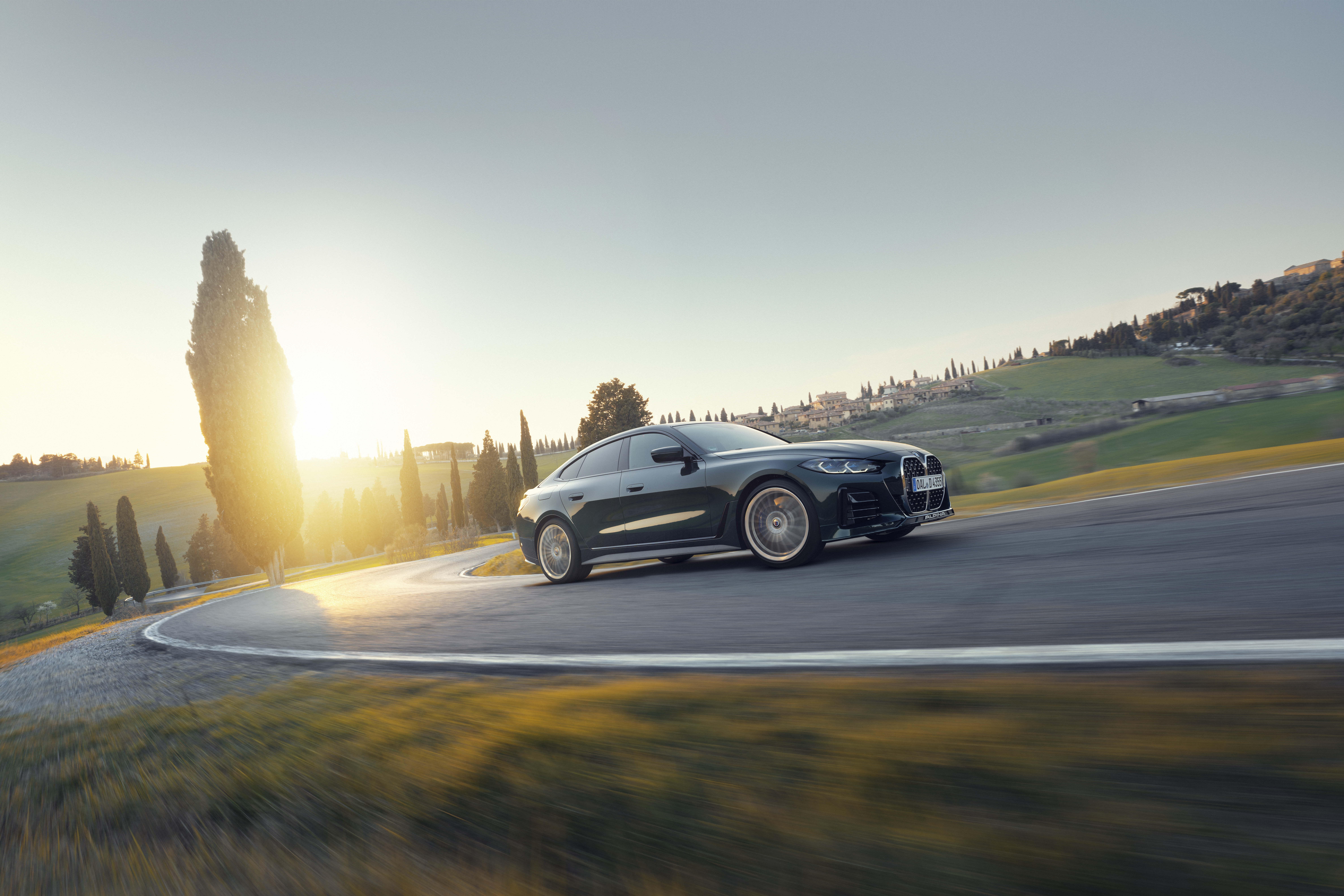 Alpina B4 Gran Coupe на треке
