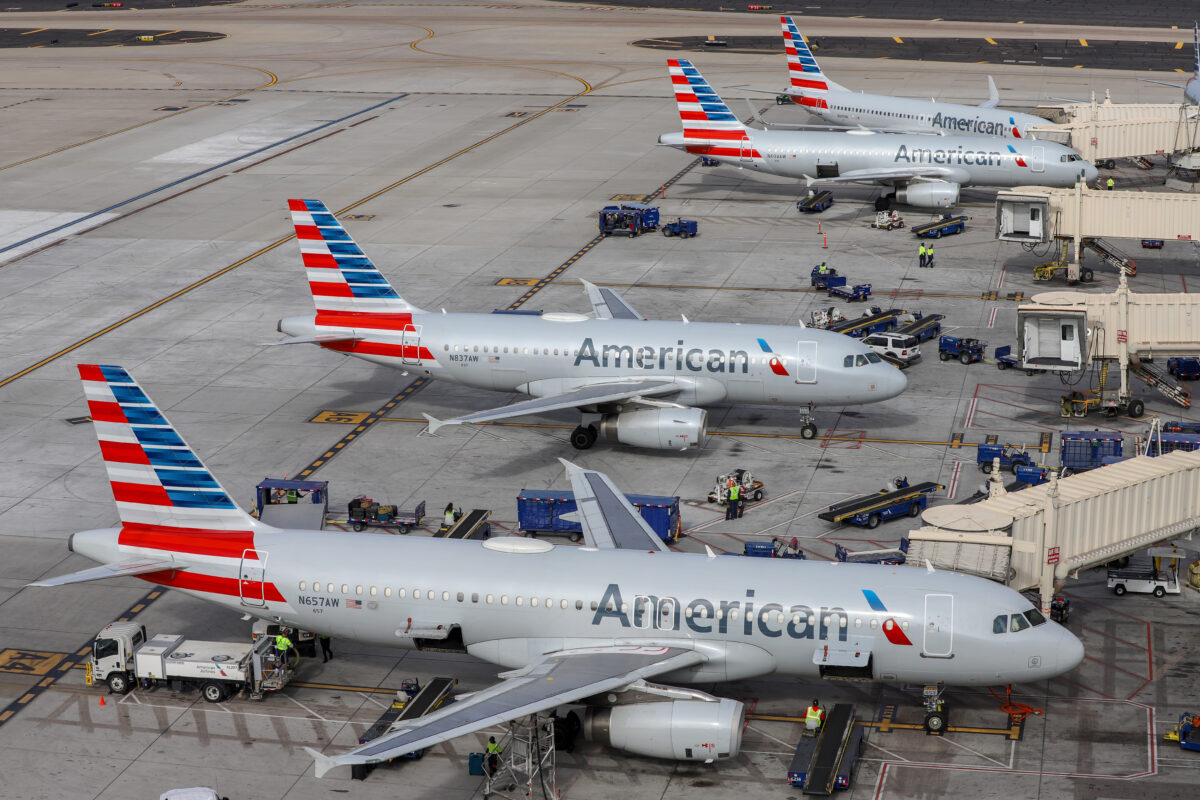 American Airlines Самолёт группа самолётов