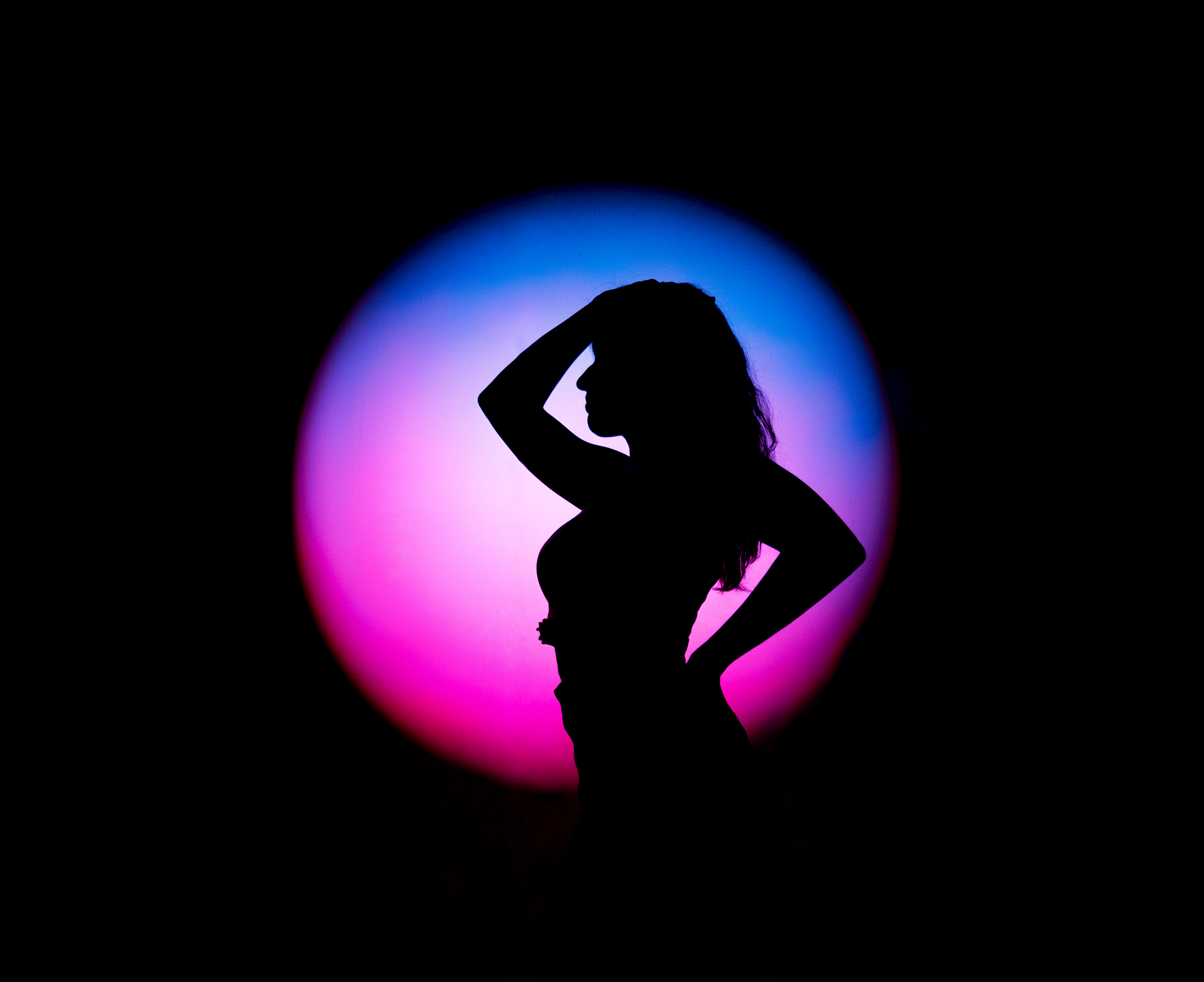AMOLED девушка