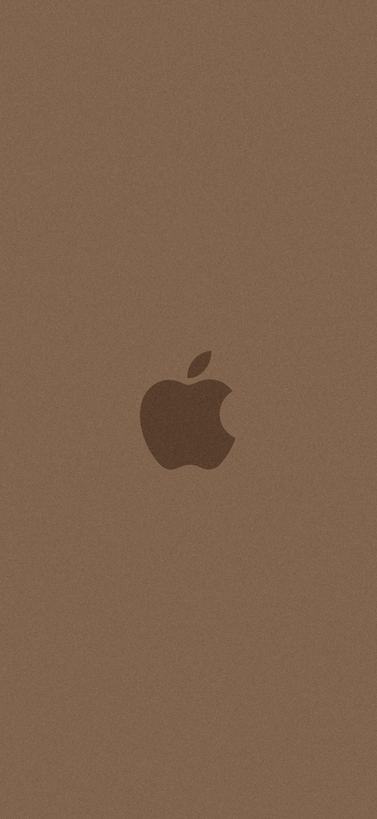 Apple logo коричневое