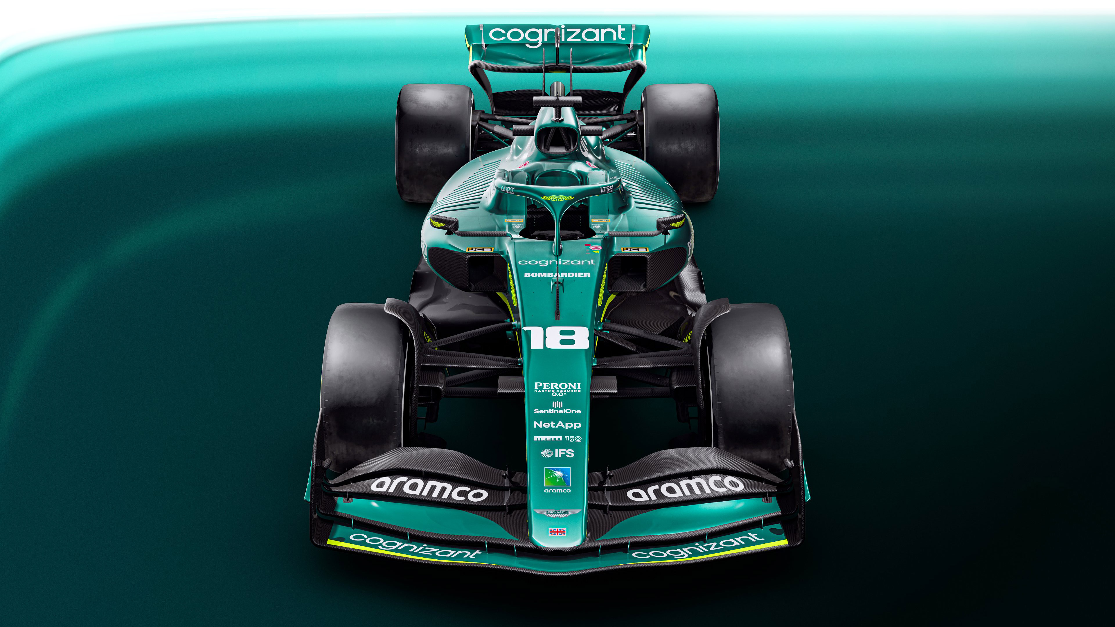 Aston Martin AMR22 болид команды F1 в сезоне 2022