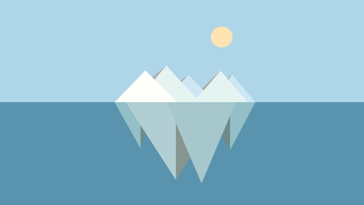 Айсберг днём