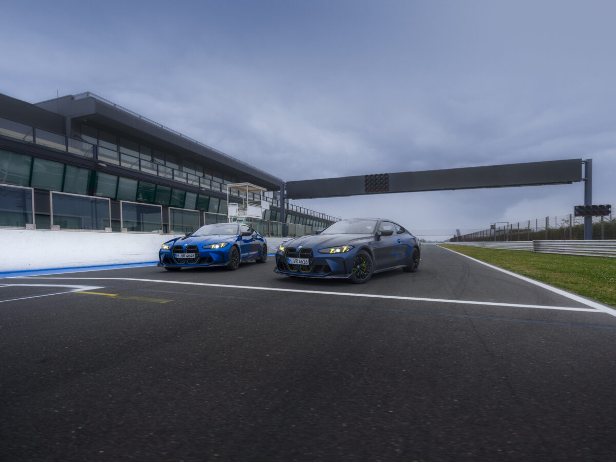 BMW M4 CS VR46 Duo на трассе