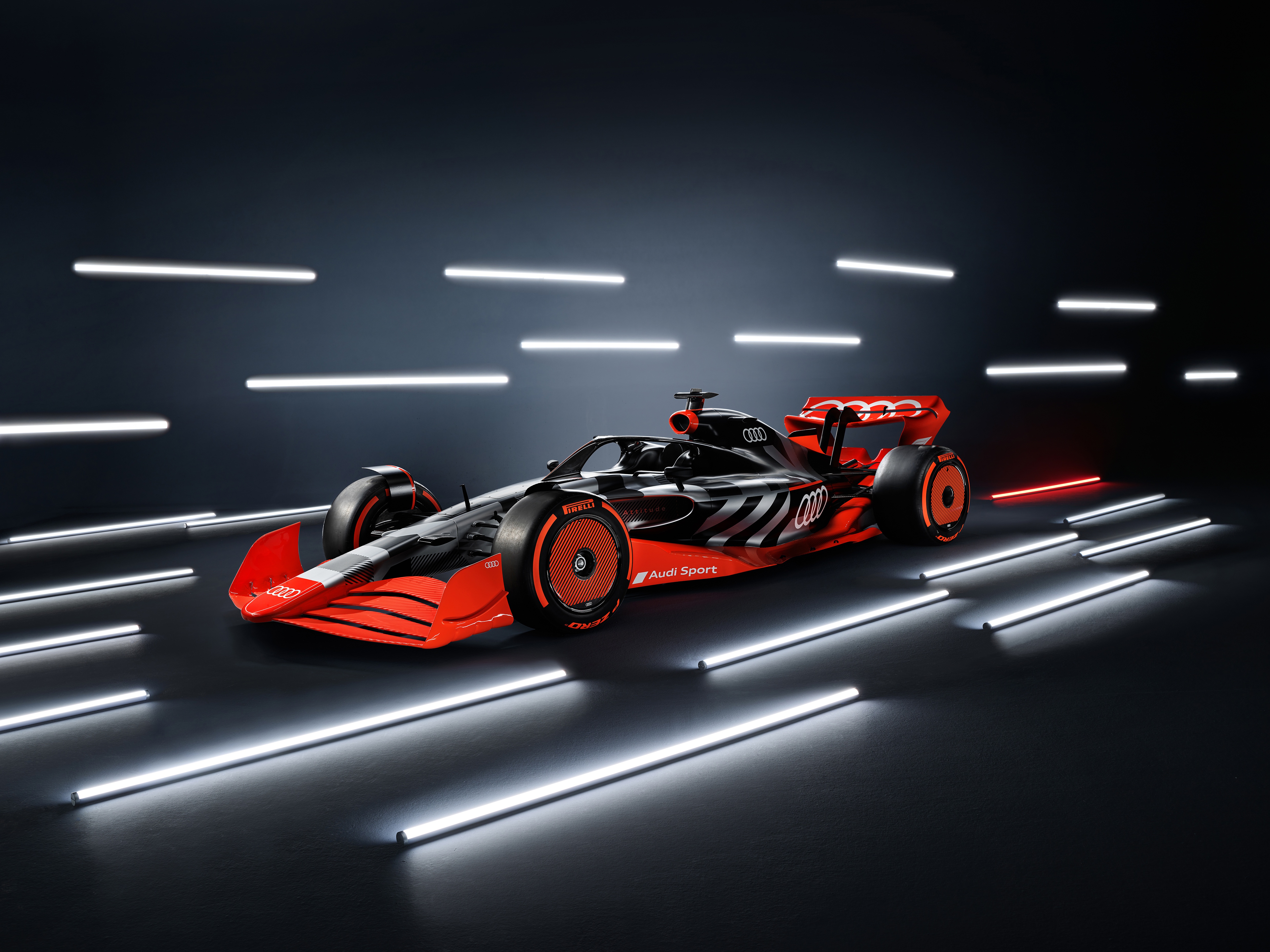 Болид F1 на гоночной трассе