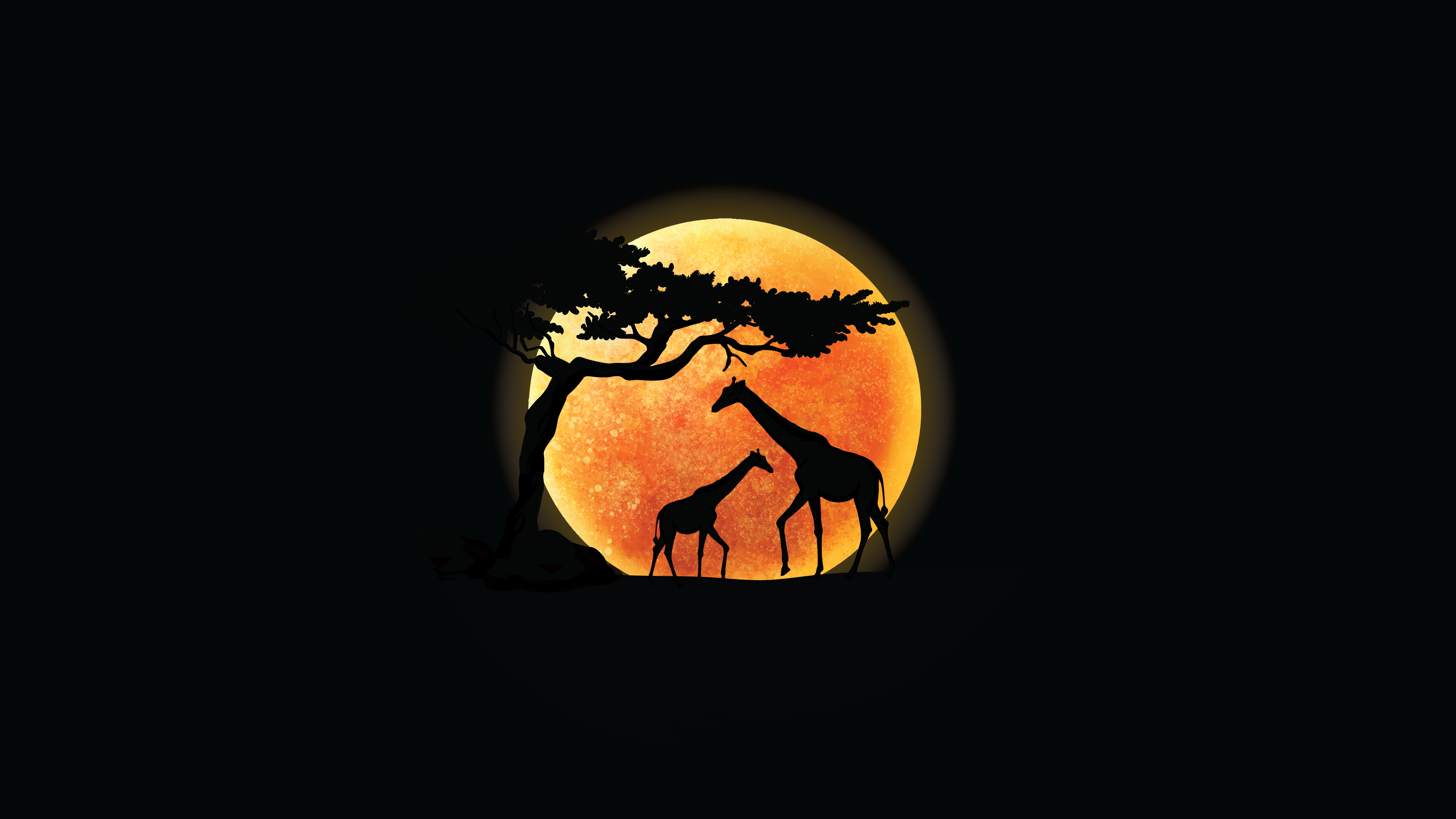 Giraffe силуэт