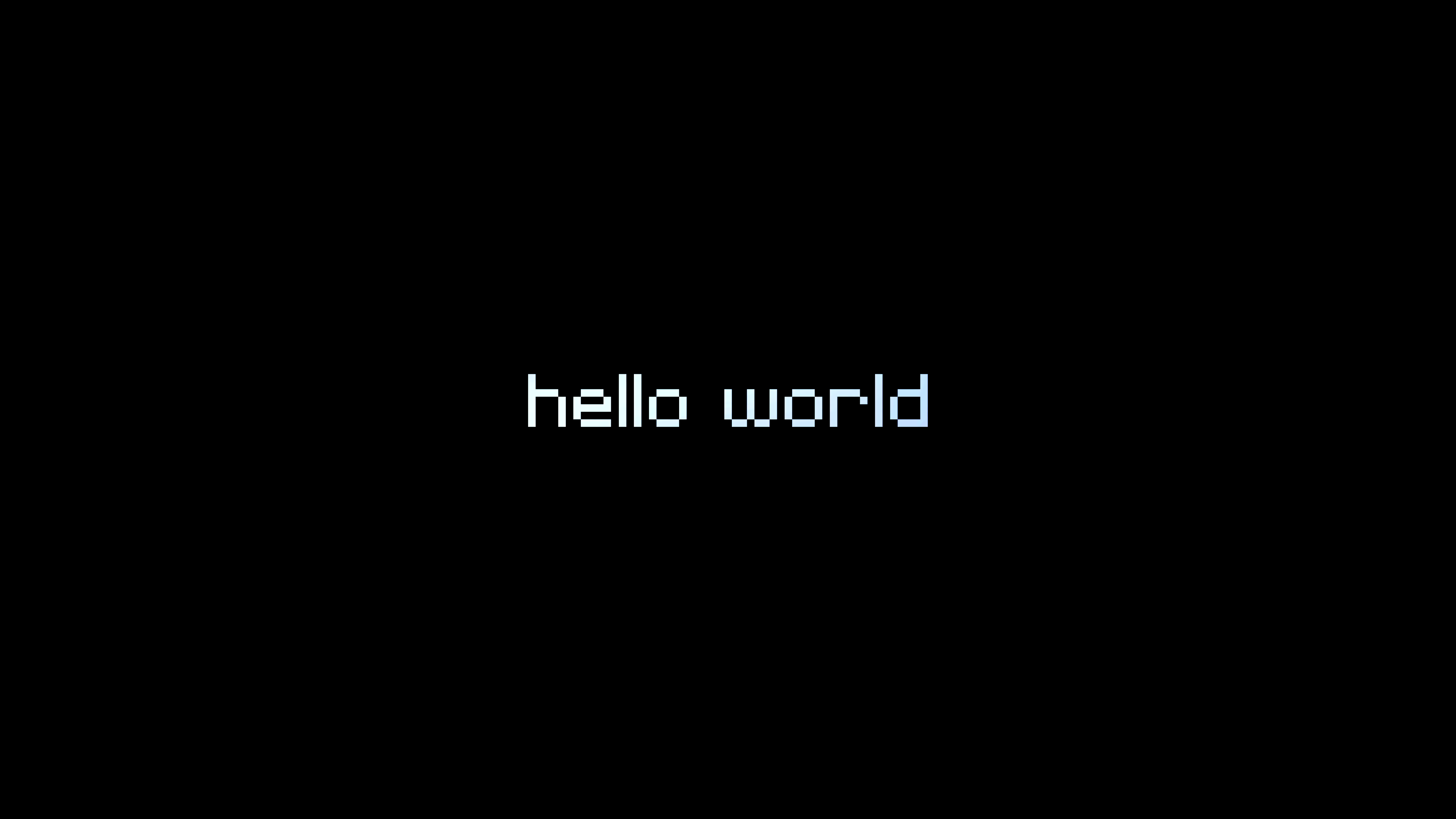 Hello мир Pixel арт