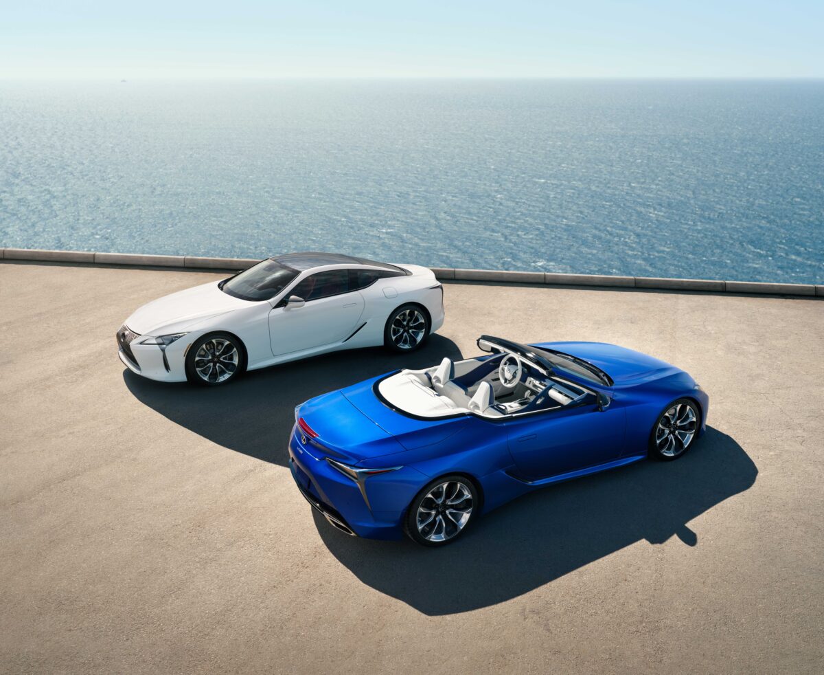 Lexus LC 500 Cabriolet White & Blue Duo ( )