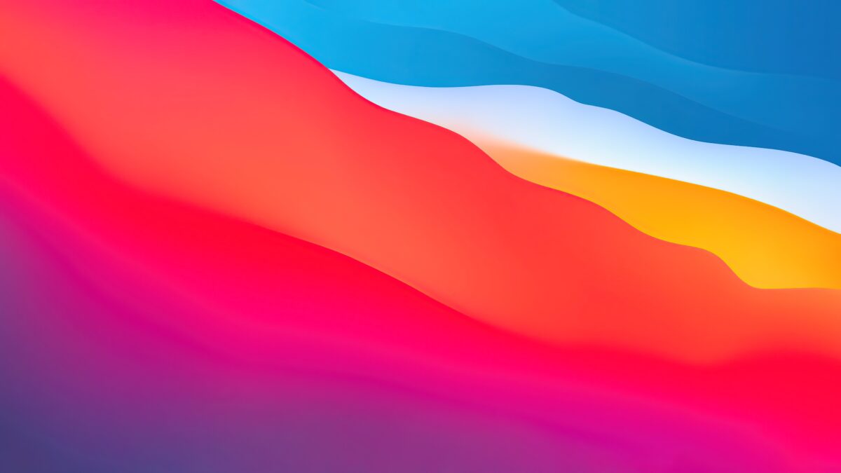 macOS Big Sur градиентный фон 2