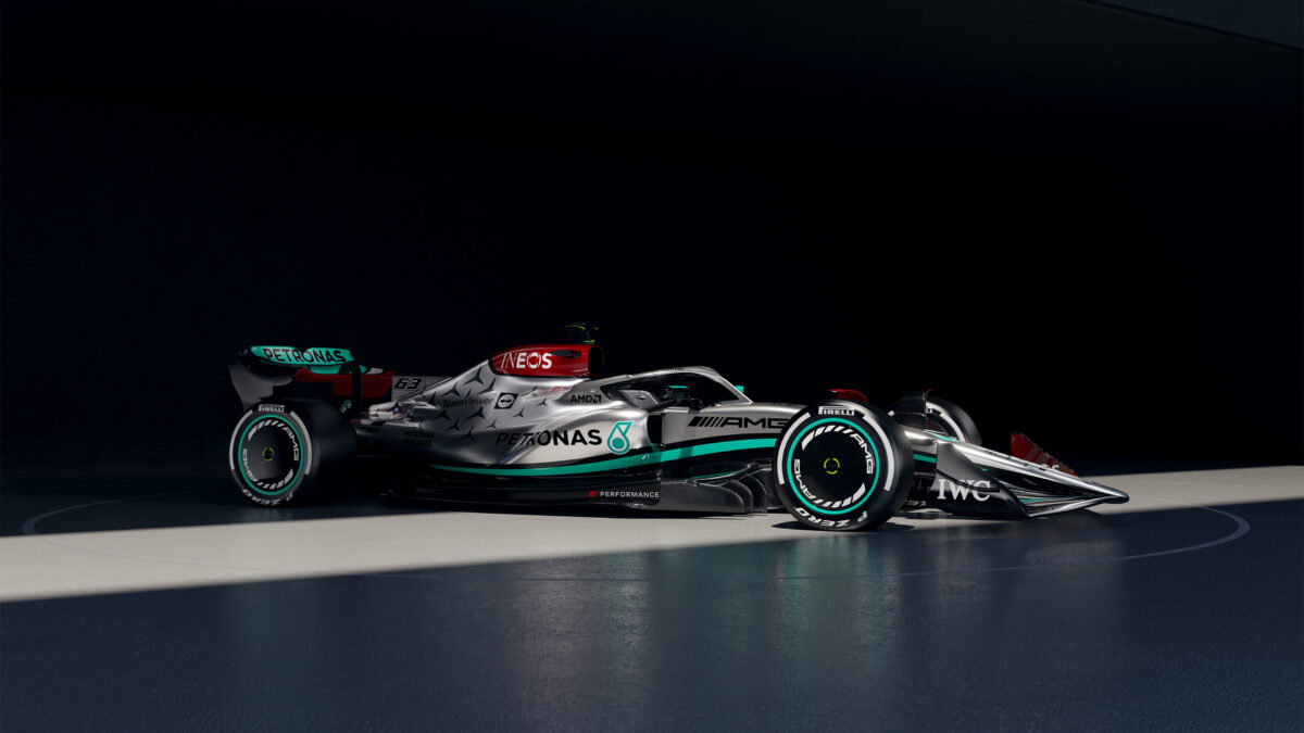 Mercedes AMG болид Формулы 1 2022 года