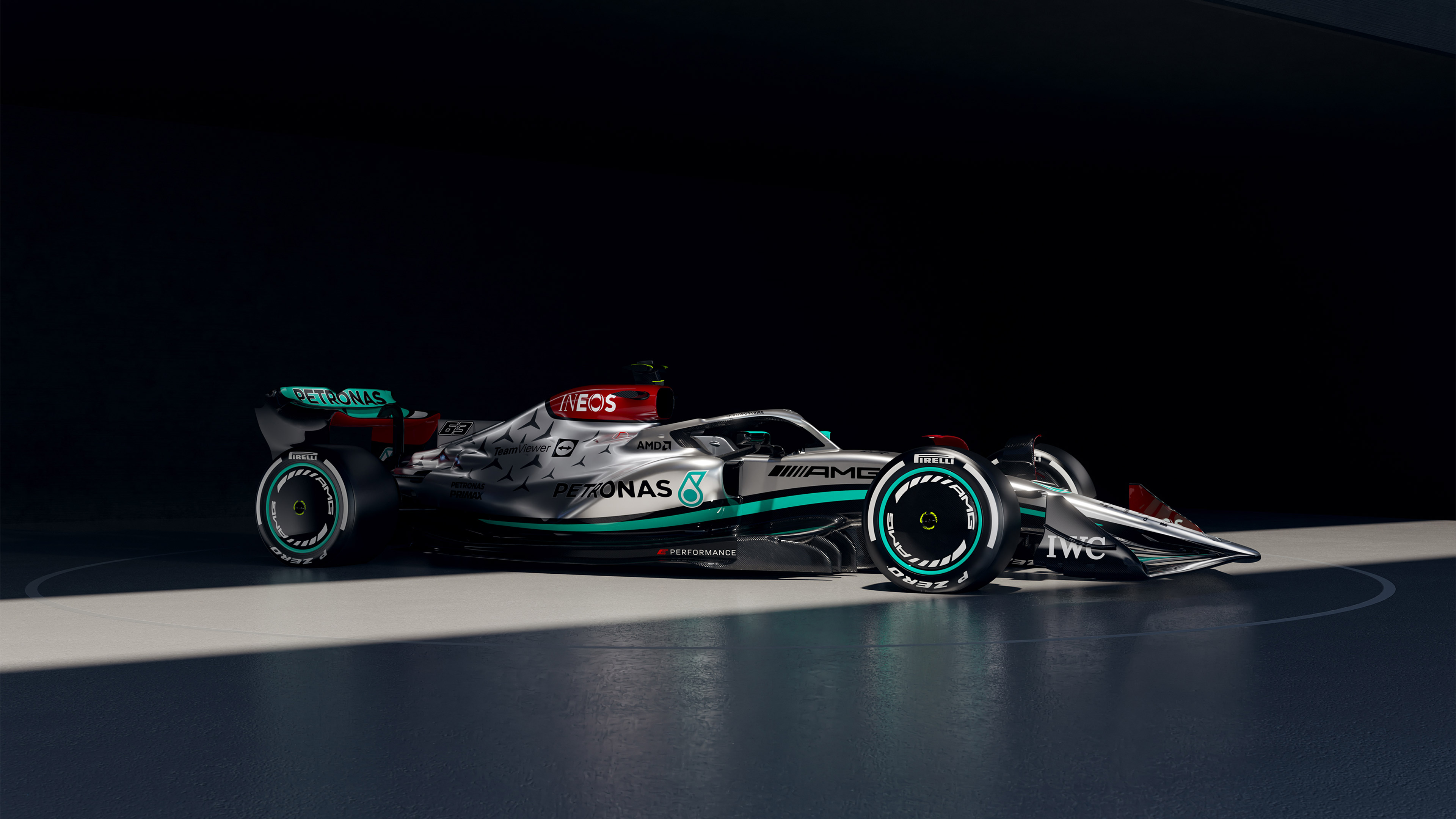 Mercedes AMG болид Формулы 1 2022 года