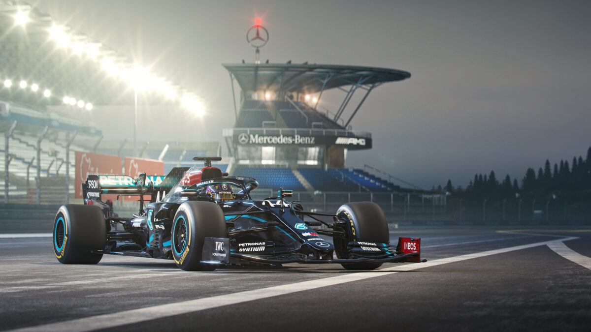 Mercedes AMG F1 W11 EQ Performance гоночный автомобиль