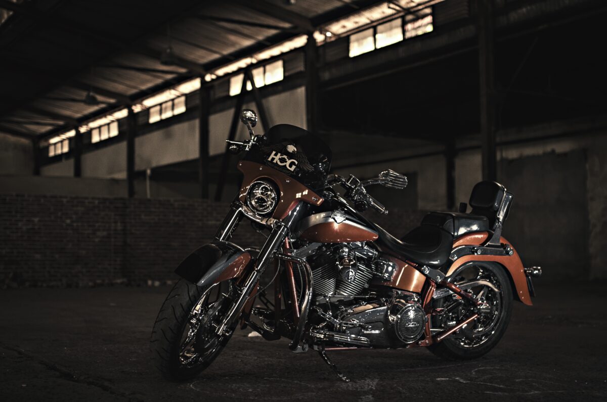 Мототехника стильный большой мотоцикл Harley davidson