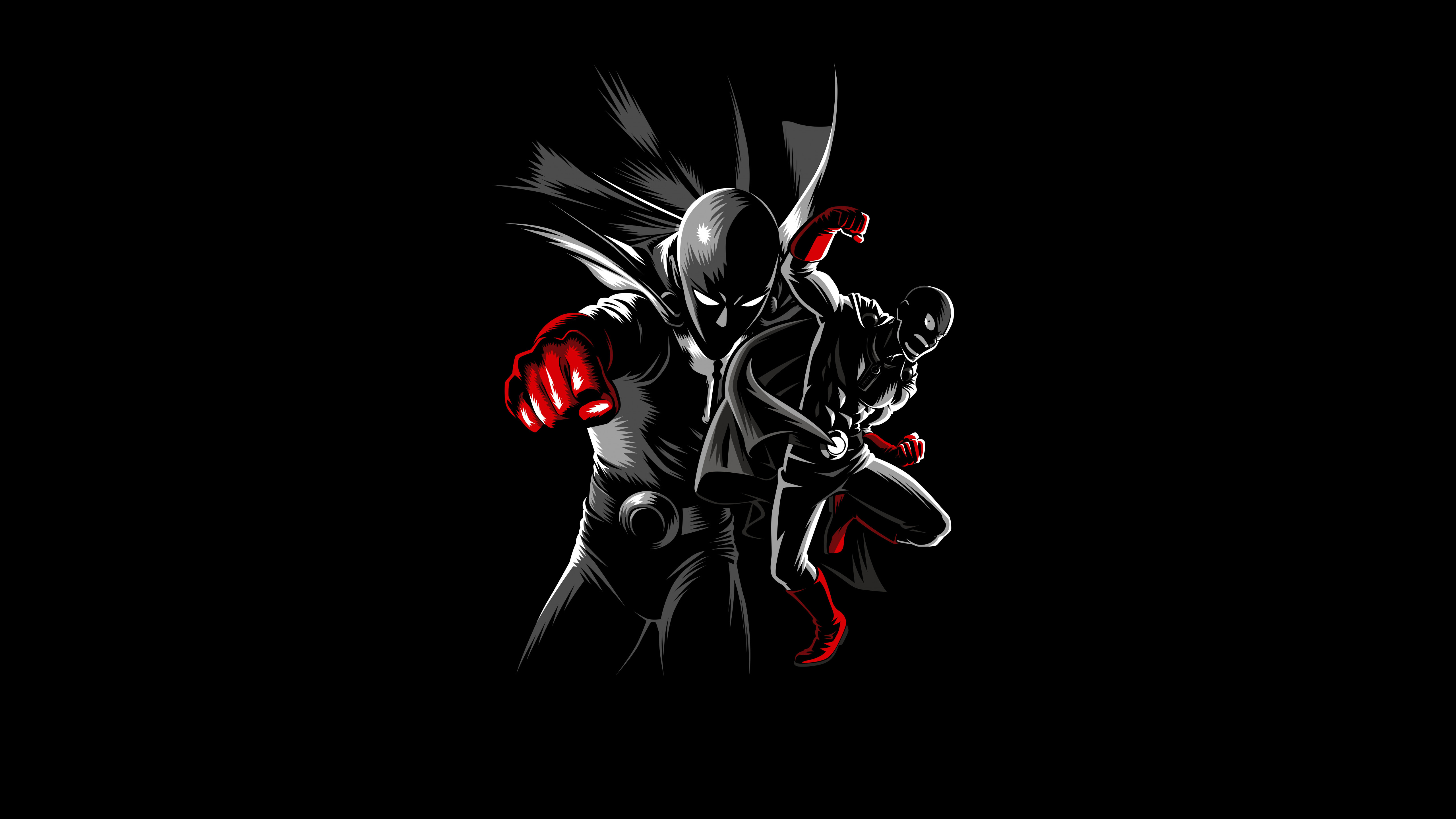 One Punch мужчина Saitama художественная работа AMOLED