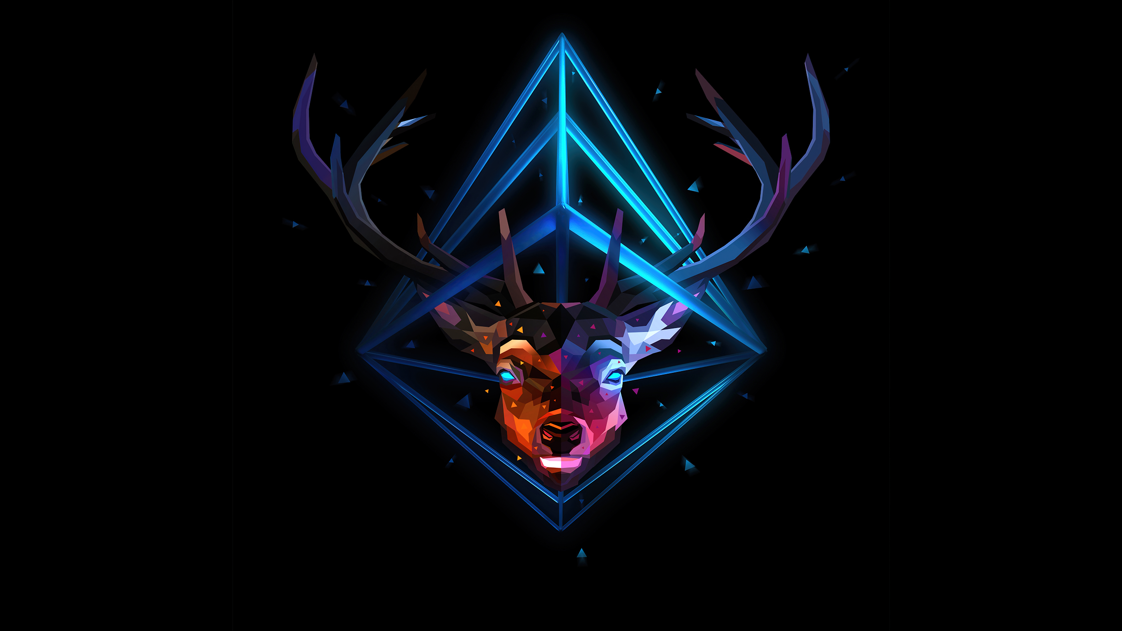 Reindeer низкий poly