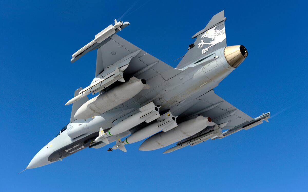 Saab JAS 39 Gripen истребитель