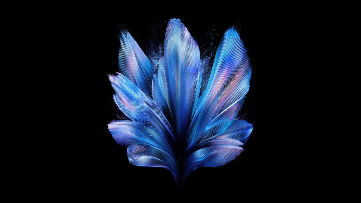 Синяя абстракция Vivo X Fold