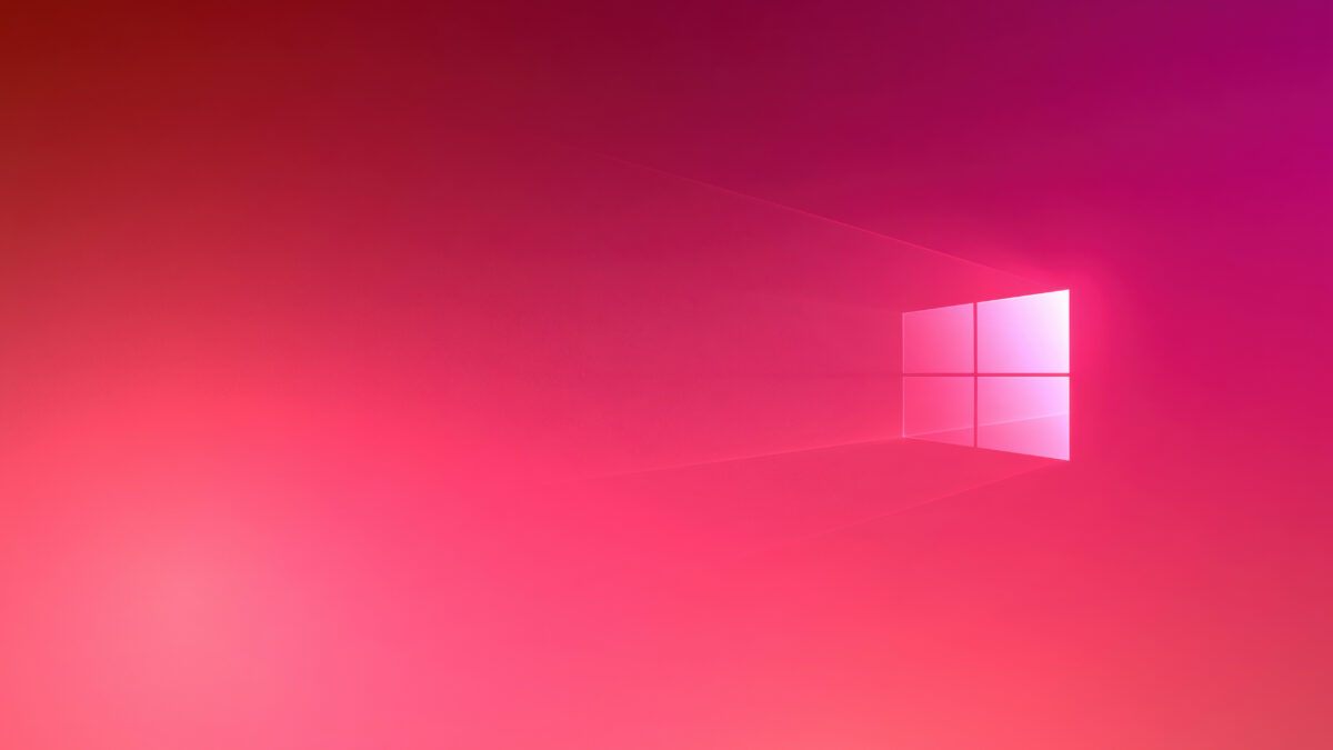 Windows 10 Red gradient