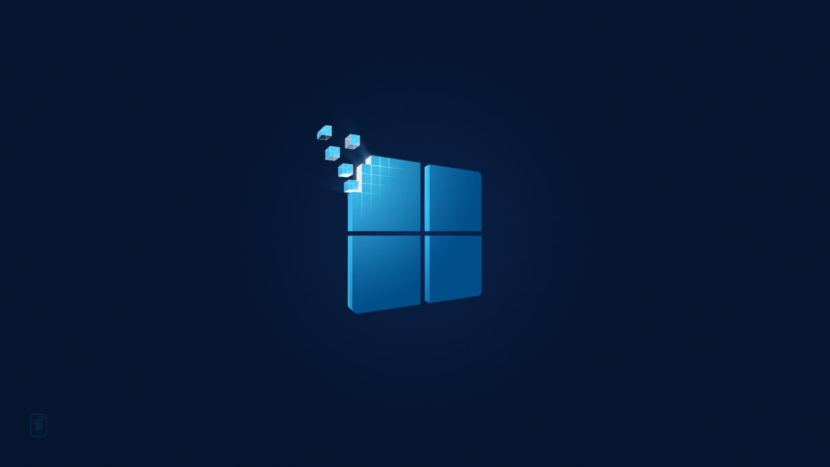 Windows 11 Dark blue