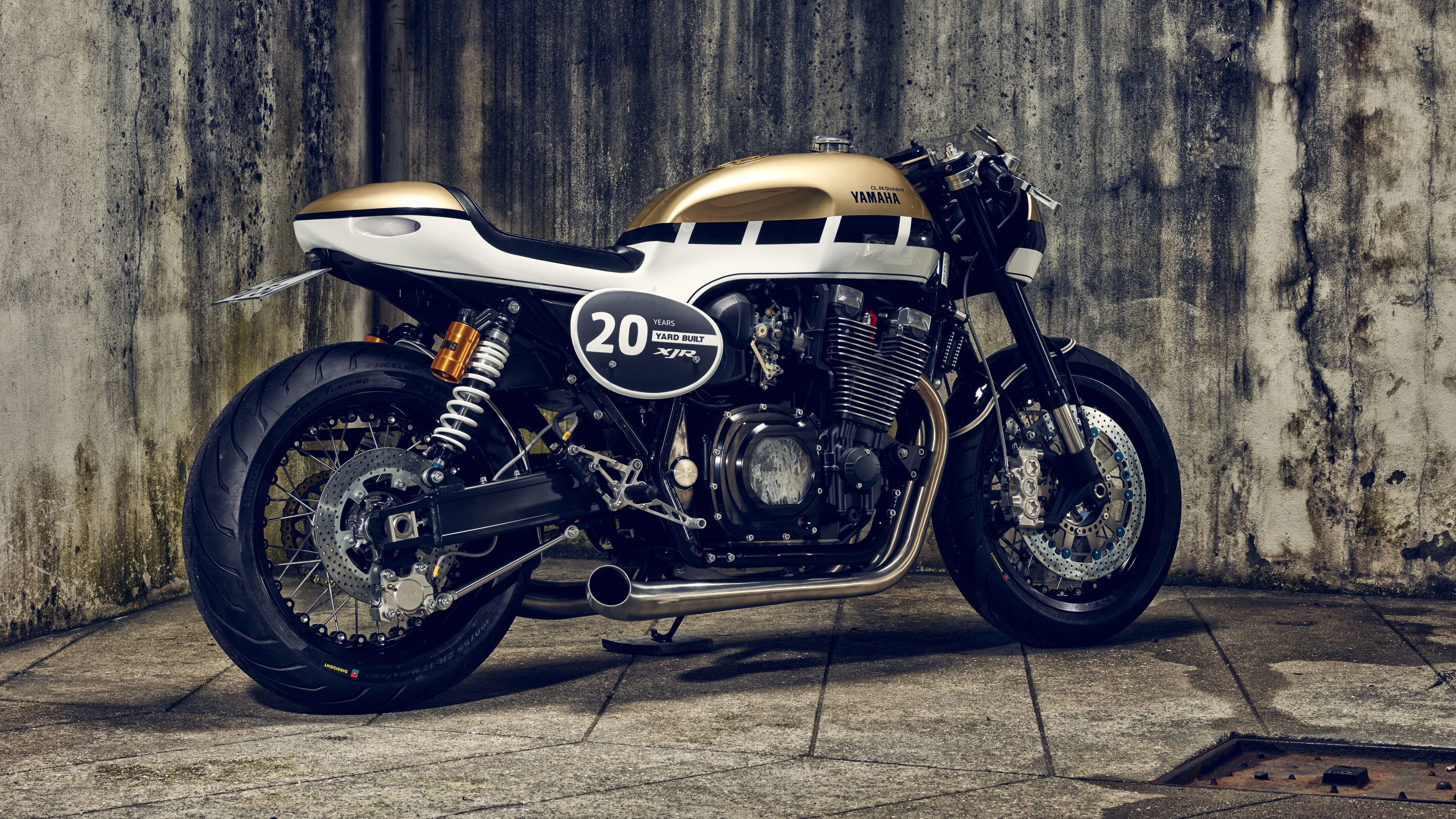 Yamaha Yard Built XJR1300 быстрый мотоцикл